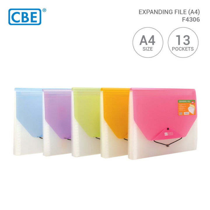 CBE F4306 13 POCKET EXPANDING FILE | Jiwa Book Store