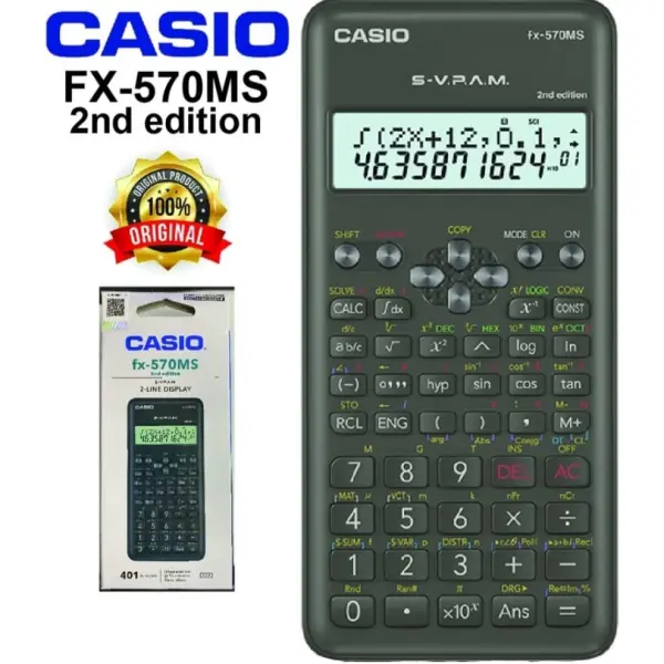 Casio FX-570MS Scientific Calculator (2nd Edition) | Jiwa Book Store