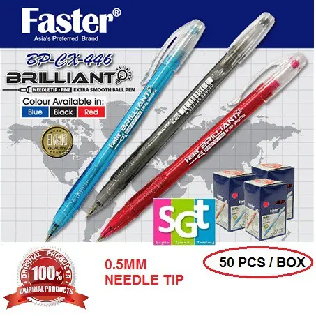 FASTER CX-446 BRILLIANT BALL PEN | Jiwa Book Store