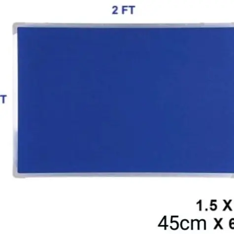 FOAM NOTICE BOARD (ALUMINIUM FRAME) | Jiwa Book Store