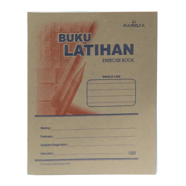 SINGLE LINE EXERCISE BOOK 100 PG | Jiwa Book Store