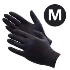 BLACK DISPOSABLE HAND GLOVE (BOX) | Jiwa Book Store