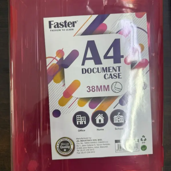 FASTER A4 DOCUMENT CASE | Jiwa Book Store
