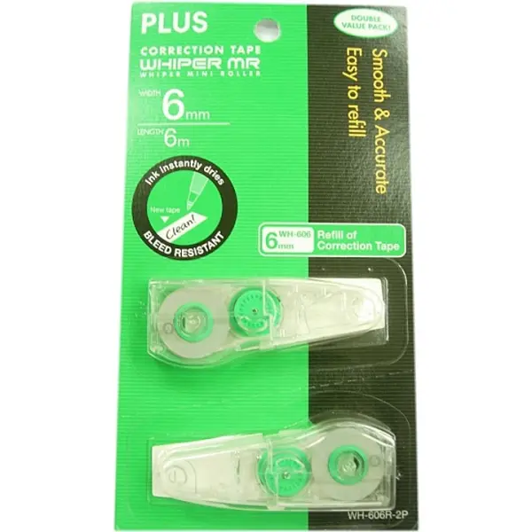 PLUS WHIPER MR CORRECTION TAPE (REFILL) | Jiwa Book Store