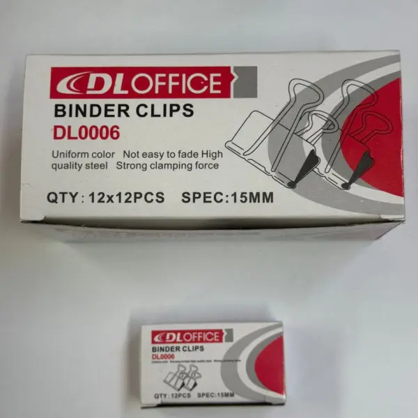 BINDER CLIP 15 MM  (1/2") (DOZEN) | Jiwa Book Store