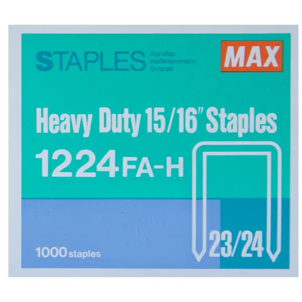 MAX 1224FA-H Heavy Duty Staples | Jiwa Book Store