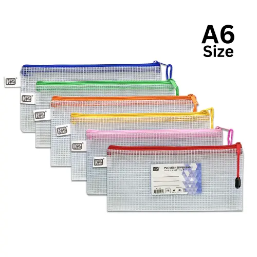 A6 MESH ZIP BAG | Jiwa Book Store