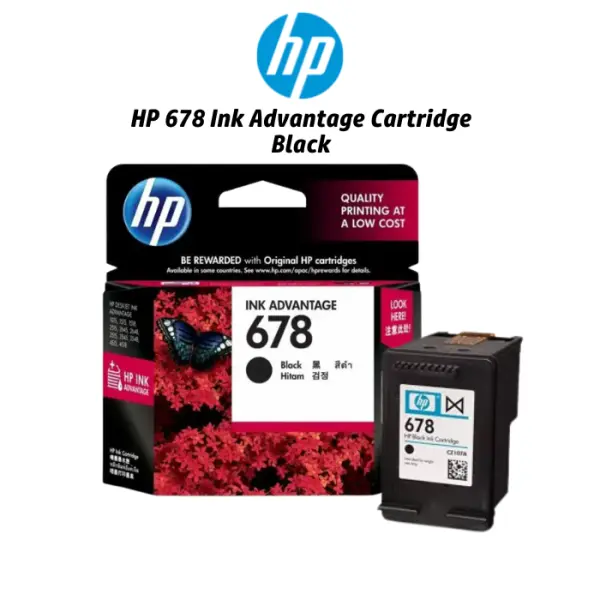 HP 678 ORIGINAL INK CARTRIDGE | Jiwa Book Store