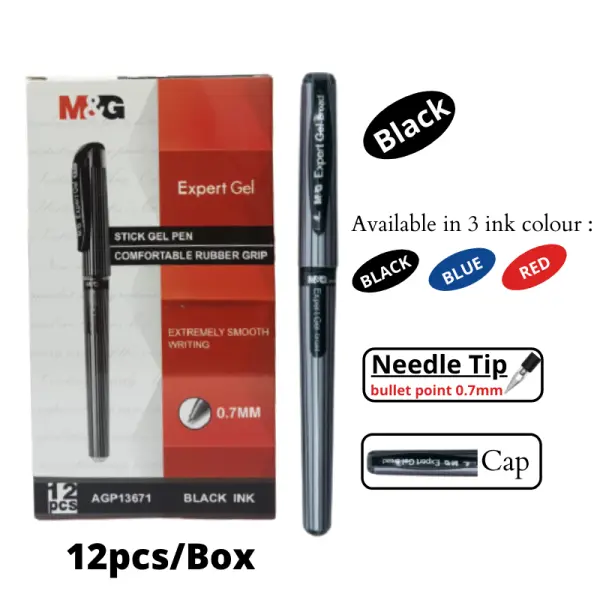 M&G Expert Gel Pen (0.7mm) | Jiwa Book Store