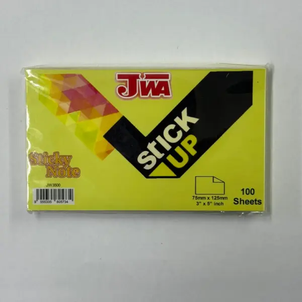 JIWA POST IT PAD 3" X 5"  (YELLOW) | Jiwa Book Store