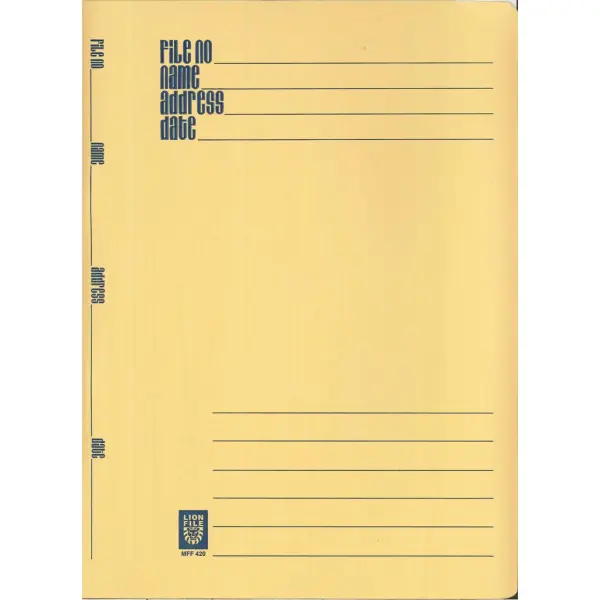 LION SPRING FLAT FILE 420 (METAL FASTENER) Color