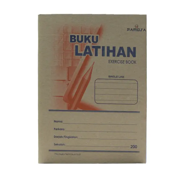 SINGLE LINE EXERCISE BOOK 200 PG | Jiwa Book Store