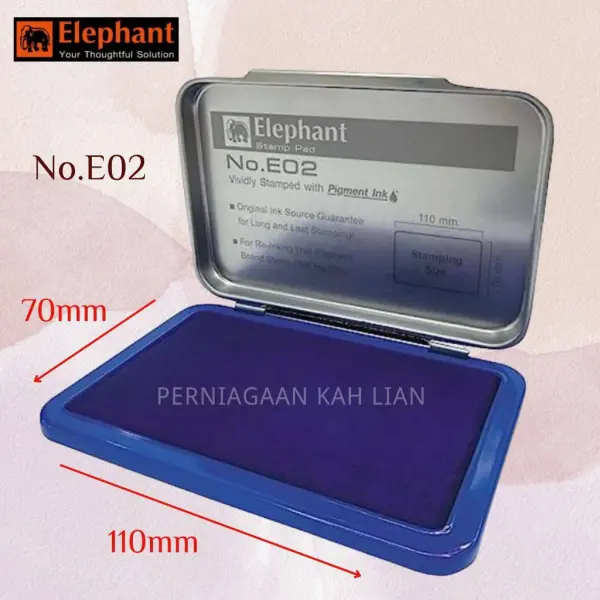 ELEPHANT E02 STAMP PAD | Jiwa Book Store