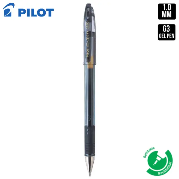 PILOT G3 GEL PEN 1.0 MM (BLACK) | Jiwa Book Store