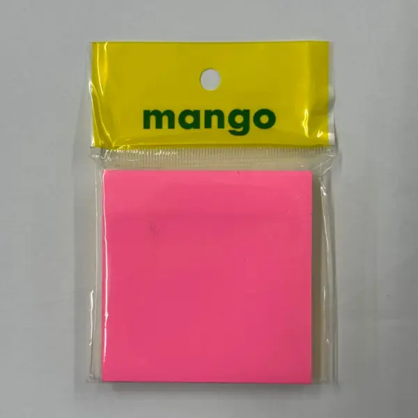 MANGO POST IT PAD MS-1129 (5 COLOUR) [3" X 3"] (76MM X 76MM) | Jiwa Book Store