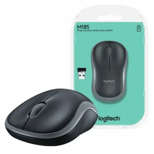 LOGITECH M185 WIRELESS OPTICAL USB MOUSE | Jiwa Book Store