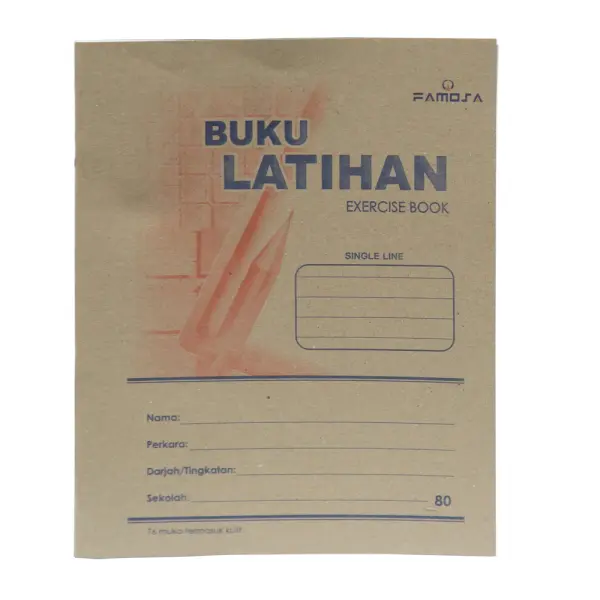 SINGLE LINE EXERCISE BOOK 80 PG | Jiwa Book Store