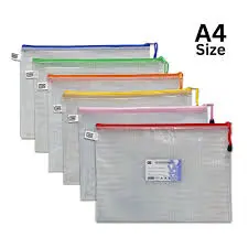 A4 MESH ZIP BAG | Jiwa Book Store