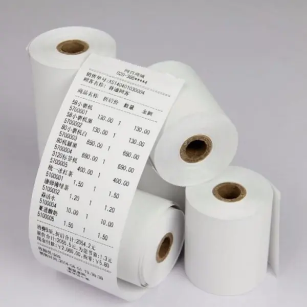 57MM X 60MM HIGH WHITE PAPER ROLL | Jiwa Book Store