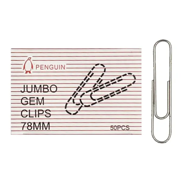 JUMBO CLIP 78MM (50 PCS/BOX) | Jiwa Book Store