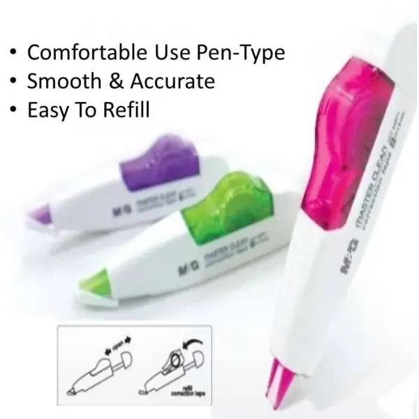 M&G MASTER CLEAN REFILLABLE CORRECTION TAPE (ACT56071) | Jiwa Book Store