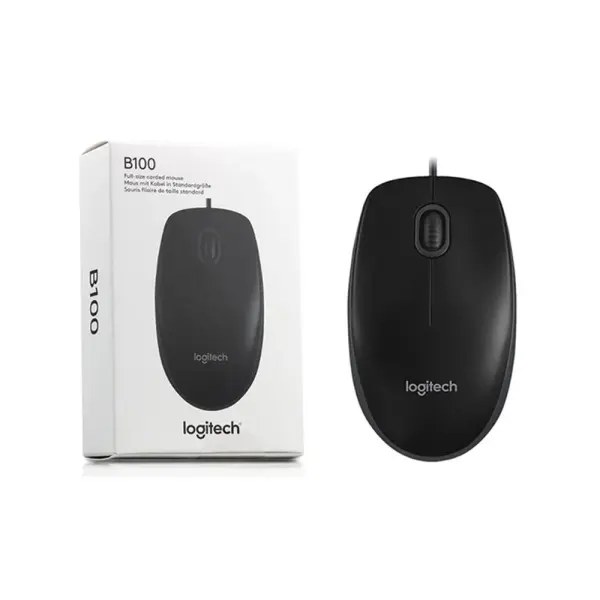 LOGITECH B100 OPTICAL USB MOUSE | Jiwa Book Store