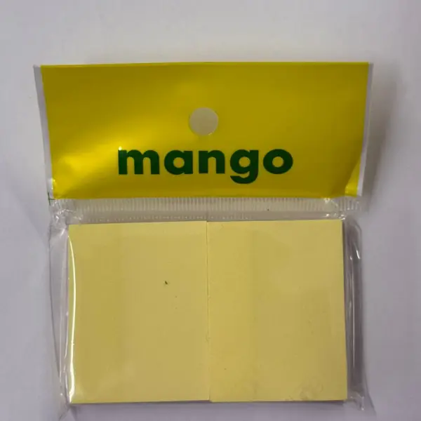 MANGO POST IT PAD MS-1200  [1.5" x 2"]  (38 X 50MM) YELLOW | Jiwa Book Store