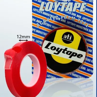 ACRYLIC DOUBLE SIDED TAPE [LOYTAPE] 12MM (1/2") | Jiwa Book Store