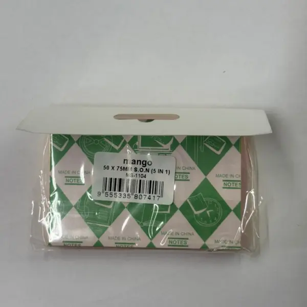 MANGO MS 1104 POST IT PAD (5 COLOUR) 2" X 3" | Jiwa Book Store