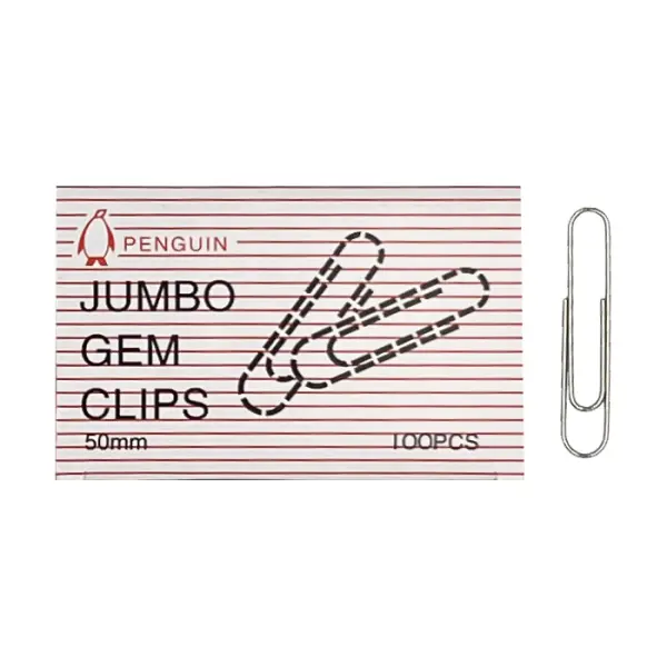 GIANT PAPER CLIP 50MM (100 PCS/BOX) | Jiwa Book Store