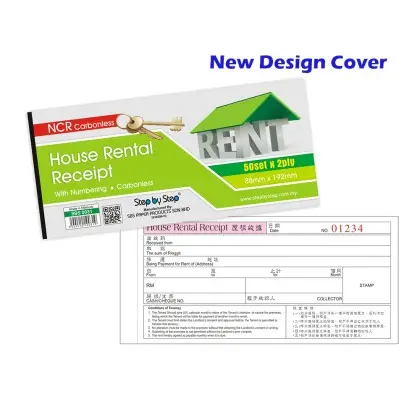 HOUSE RENTAL RECEIPT (NCR) 2PLY | Jiwa Book Store