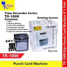 KIJO TR-1000 TIME RECORDER | Jiwa Book Store