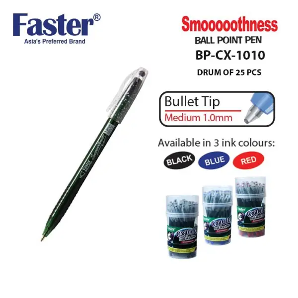 FASTER CX1010 BALL PEN | Jiwa Book Store