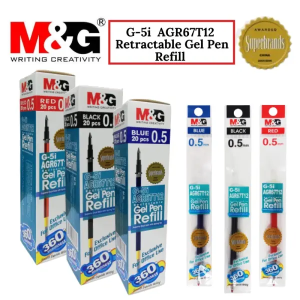 M&G GEL PEN REFILL [0.5MM / 0.7MM] | Jiwa Book Store