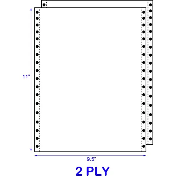 JFORM COMPUTER PAPER 9.5" X 11" 2 PLY (500 FANS) | Jiwa Book Store