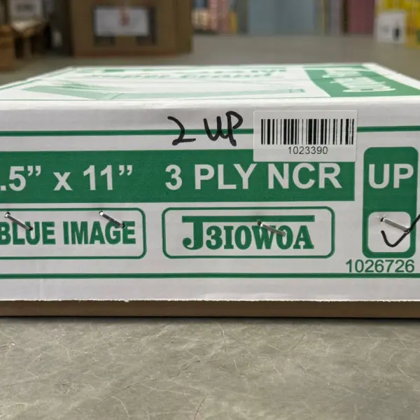 COMPUTER PAPER 9.5" X 11" 3PLY 2UP WHITE (300 FANS) | Jiwa Book Store