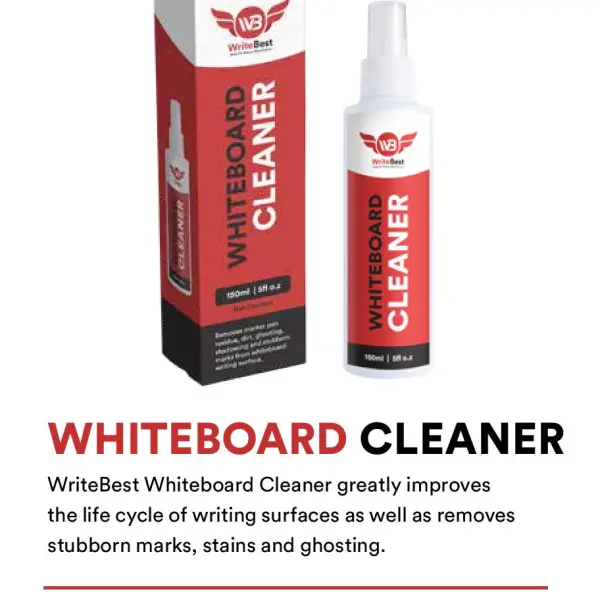 WRITEBEST WHITEBOARD CLEANER (150ML) | Jiwa Book Store