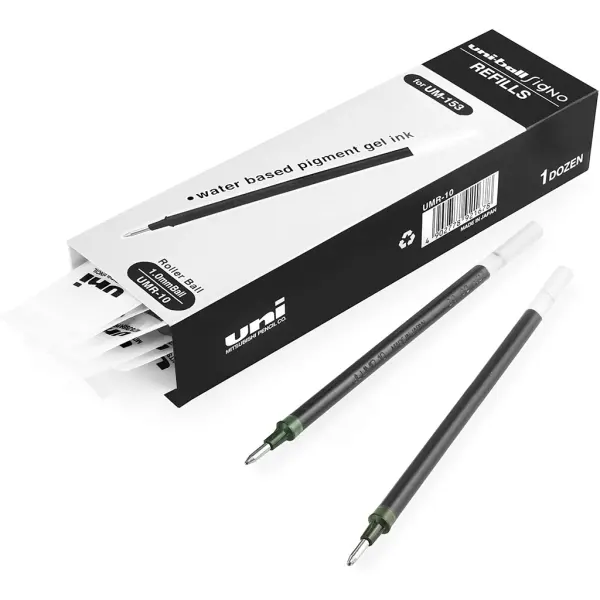 UNIBALL SIGNO UMR-10 REFILL 1.0 PEN REFILL BLACK | Jiwa Book Store