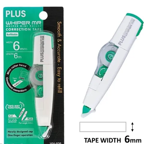 PLUS WHIPER MR REFILLABLE CORRECTION TAPE | Jiwa Book Store