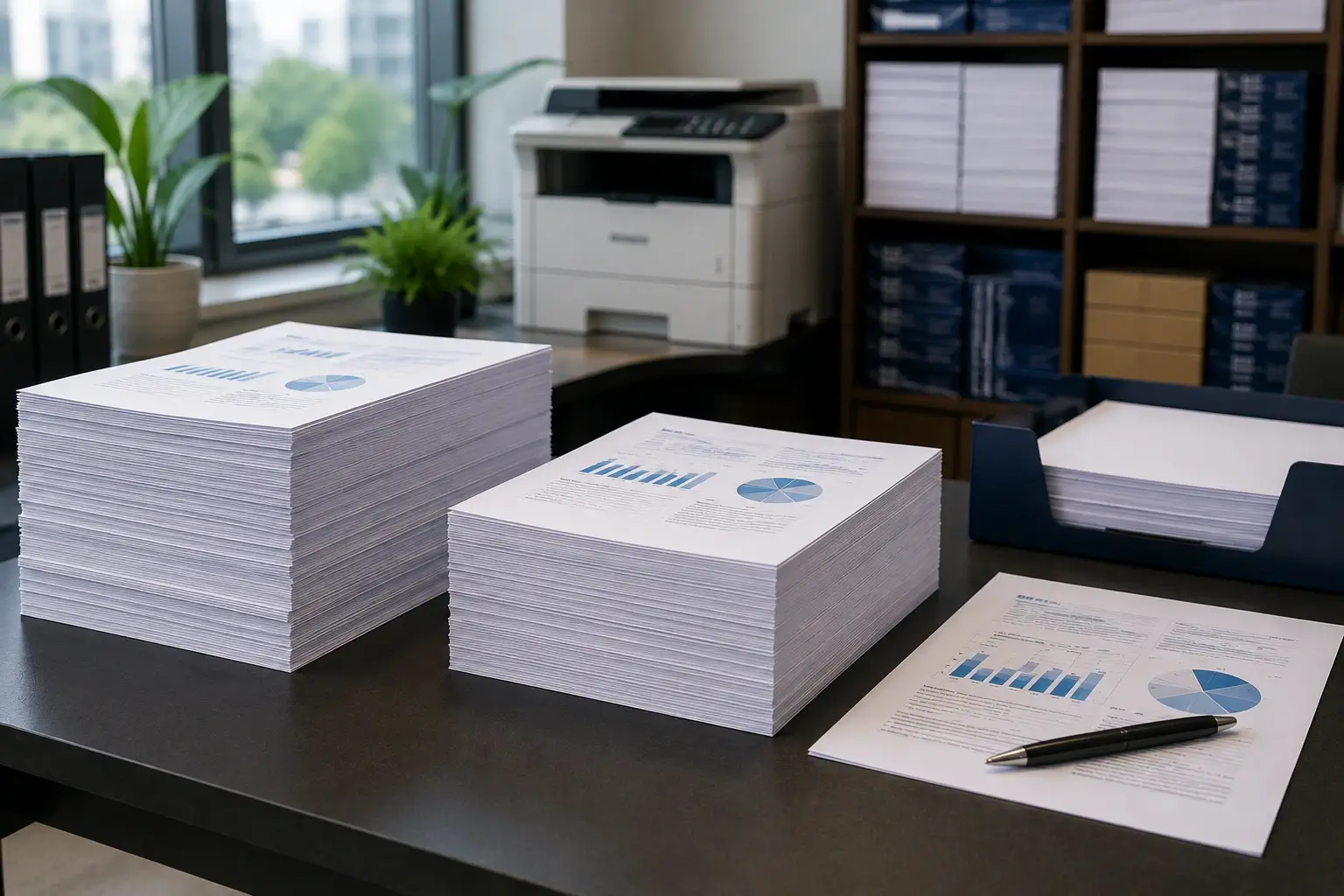 Comparison of 70gsm 75gsm and 80gsm A4 paper for office printing Malaysia