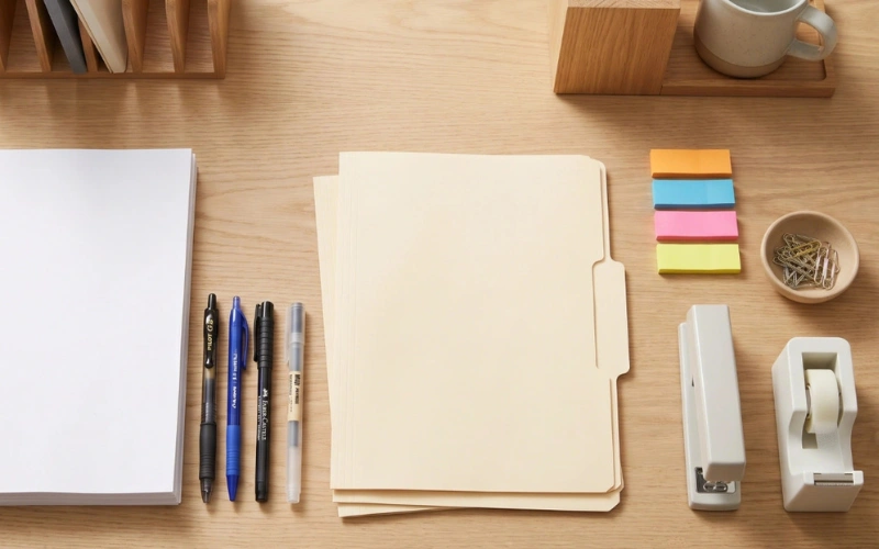 Monthly office supply restock Malaysia pantry stationery and paper products