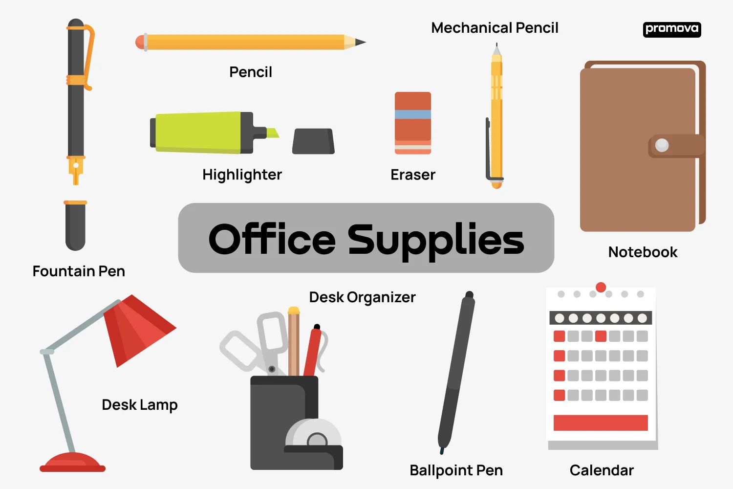 Monthly office stationery restock checklist in Johor including paper pens files labels and admin supplies