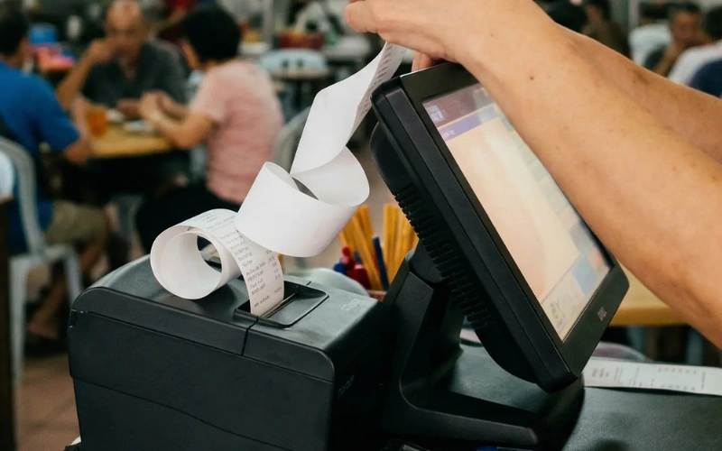 Thermal paper rolls bulk supply for POS system receipt printing in Malaysia retail and restaurant businesses