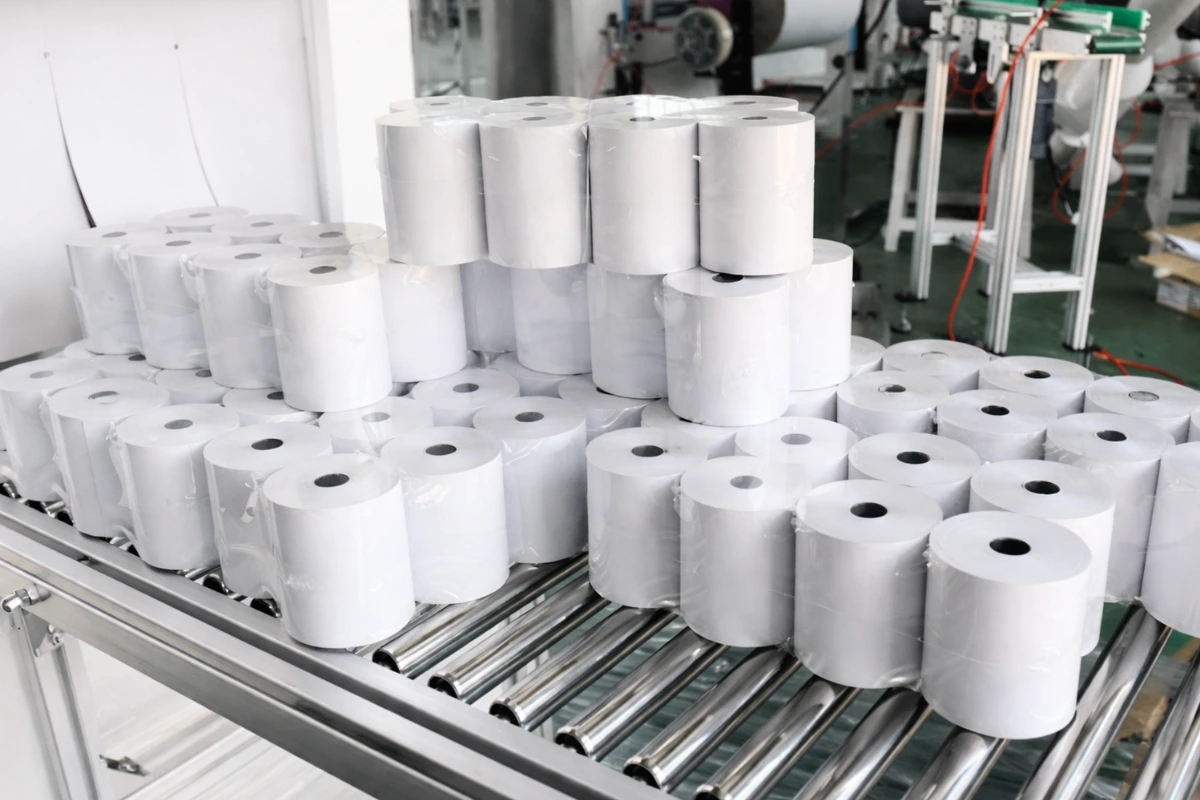 Checking thermal paper roll quality and print clarity for POS printers